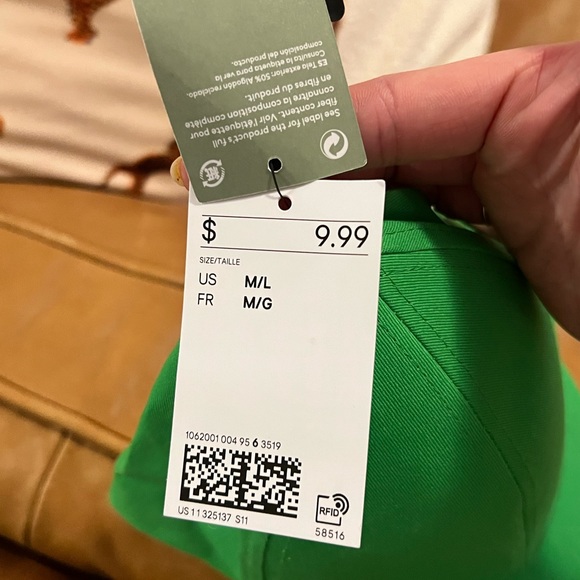NWT Green H&M Hat - Picture 4 of 4